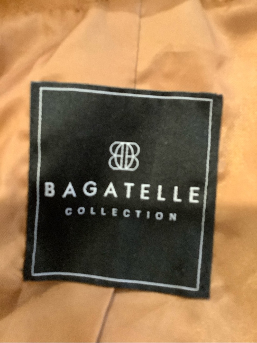 BAGATELLE COLLECTION Caramel Brown Butter Soft Faux Leather Moto Biker Jacket M - Picture 5 of 8